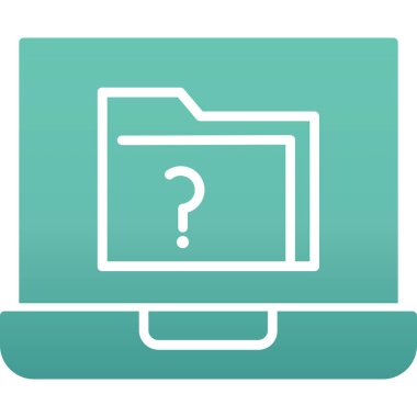 dizüstü bilgisayar web simgesi, vektör illüstrasyonu