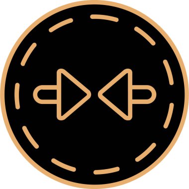 Müzik. Web simgesi basit illüstrasyon