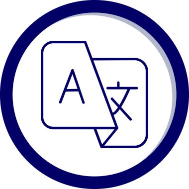 Bir b simgesinin vektör illüstrasyonu