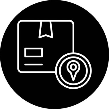 konum haritası simgesi, vektör illüstrasyonu