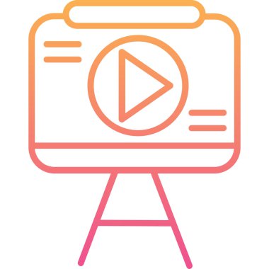 Bir fotoğraf makinesinin vektör illüstrasyonu