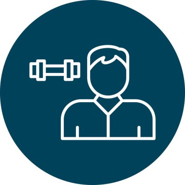 İnsan simgesinin vektör illüstrasyonu