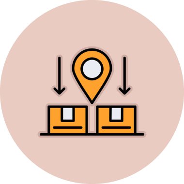 işaretleyici ile haritanın konumu