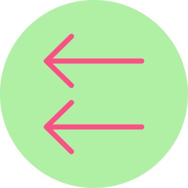 Ok. Web simgesi basit illüstrasyon