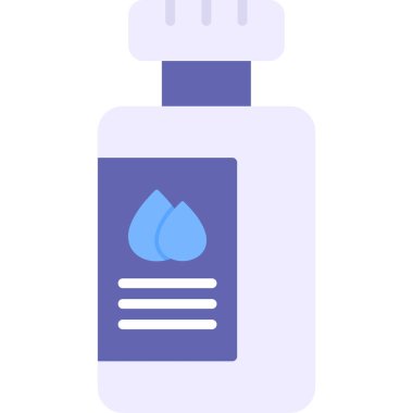 Şişe. Web simgesi basit illüstrasyon