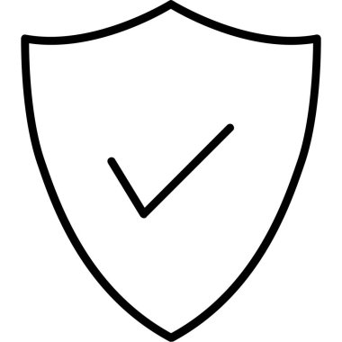 kalkan simgesi, basit illüstrasyon