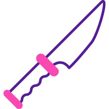 Bıçak. Web simgesi basit illüstrasyon