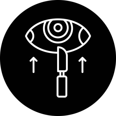 Göz simgesi vektör illüstrasyonu