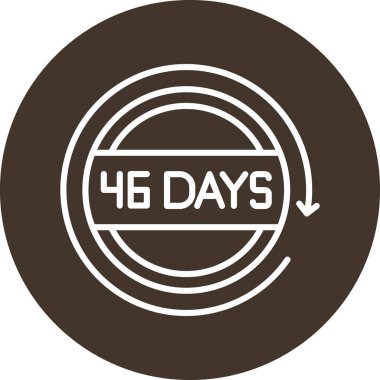 45 gün geri sayım simgesi, 416 gün geri sayım simgesi