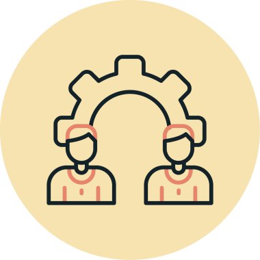 Seo simgesinin vektör illüstrasyonu