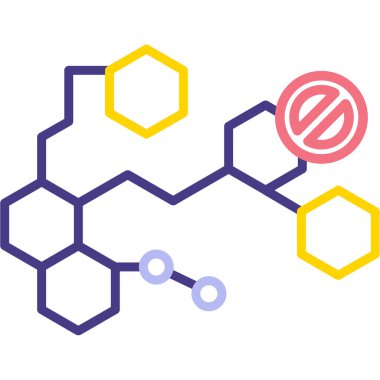kimyasal formül vektör dizaynı