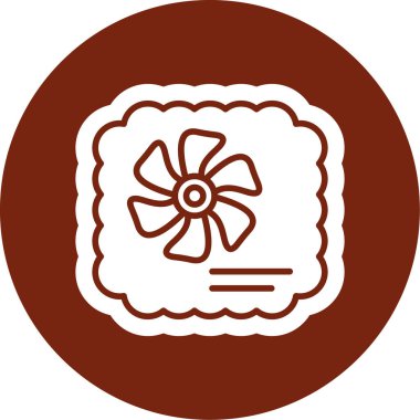 çiçek simgesi vektör illüstrasyonu