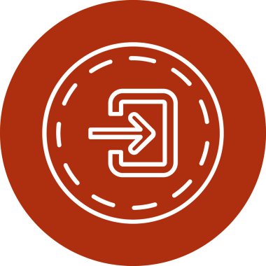 ok simgesi vektör illüstrasyonu