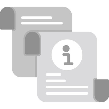 belge simgesi vektör illüstrasyonu