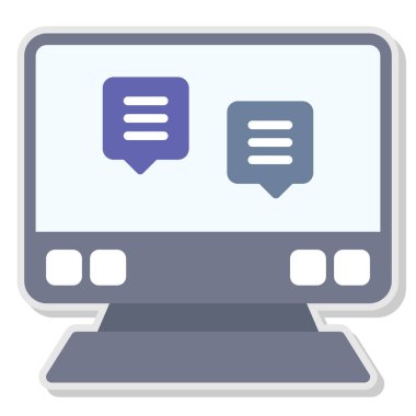 bilgisayar ekranı vektör simgesi