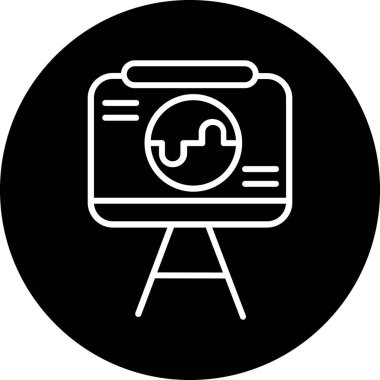 Kamera. Web simgesi basit illüstrasyon