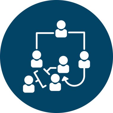 ağ vektör simgesi. biçim çift renkli düz yuvarlak sembol, mavi ve gri renkler, yuvarlak açılar, beyaz arkaplan