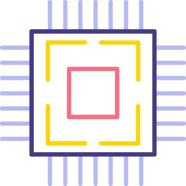 Modern bir simgenin vektör illüstrasyonu