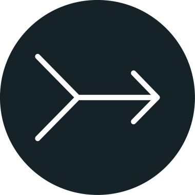 ok vektörü simgesi tasarımı