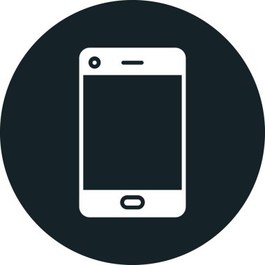 Akıllı telefon. Web simgesi basit illüstrasyon