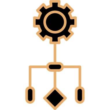 Modern bir simgenin vektör illüstrasyonu