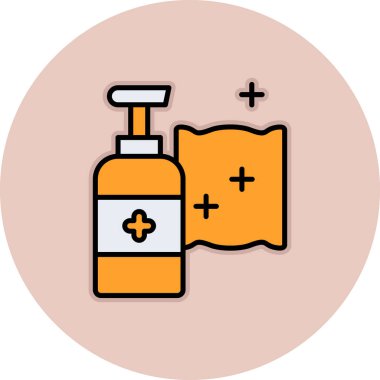 İlaç simgesinin vektör illüstrasyonu