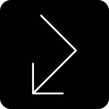 ok simgesi, beyaz arkaplanda vektör illüstrasyon tasarımı