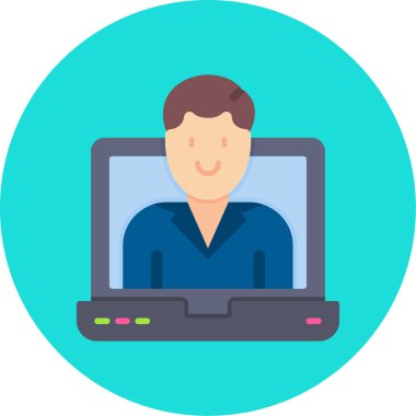 Video konferansı. Basit resimleme