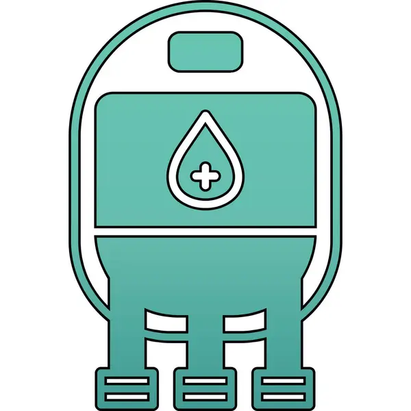 Benzin deposu ikonu. Web için gaz tankı vektör simgesinin özet çizimi