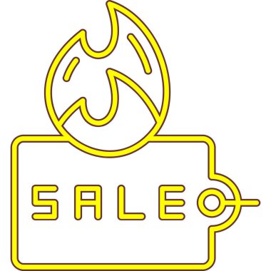 İndirim satışı. vektör simgesi tasarımı.