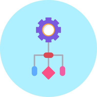 ağ web simgesi, basit vektör illüstrasyonu