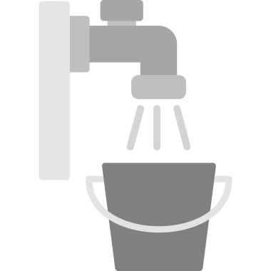 Bir damla su, vektör, renk simgesi olan musluk