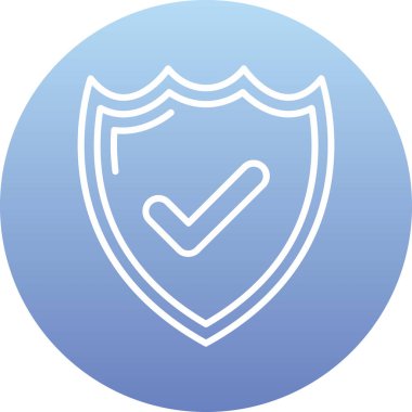 kalkan web vektör simgesi