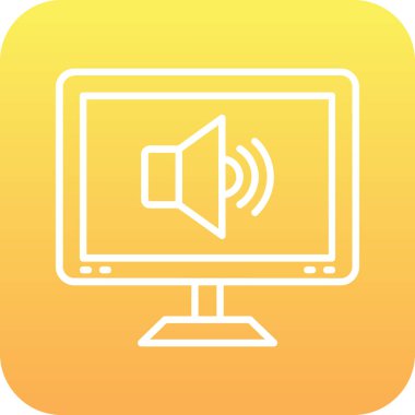 Ses hoparlörü simgesinin gösterimi