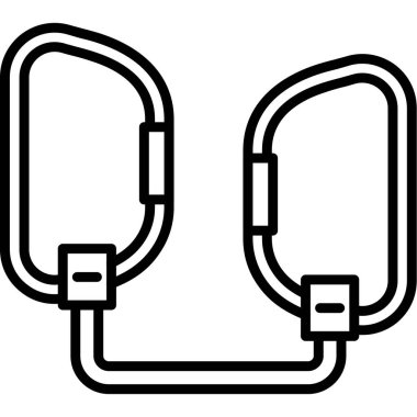 Elektrik dolgu ikonu dış hat vektörü. kablo doldur