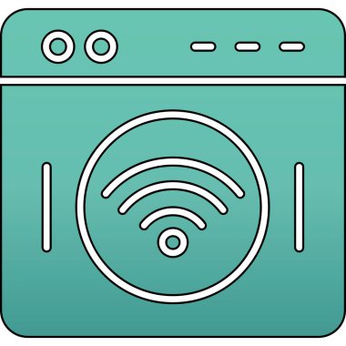 wifi simgesi vektör illüstrasyonu