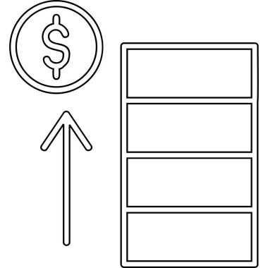 Dolar işareti simgesi. Beyaz arkaplanda izole edilmiş web tasarımı için para ve dolar vektör simgeleri