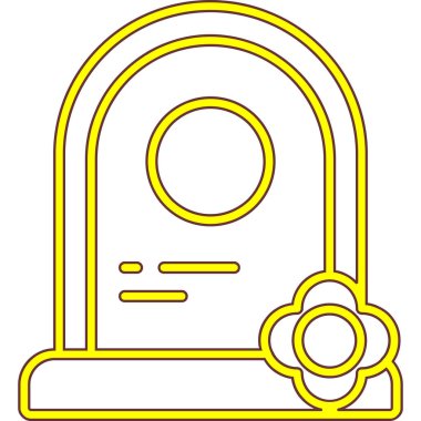 Bir asma kilidin vektör çizimi