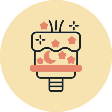 yiyecek ikonu vektör illüstrasyonu