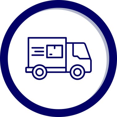 Modern b 'nin vektör illüstrasyonu dağıtım simgesinden yoksun