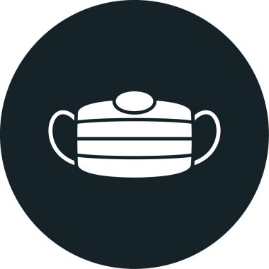 Tek izole edilmiş simgenin vektör illüstrasyonu