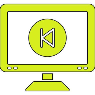 izleyici simgesi, vektör illüstrasyonu