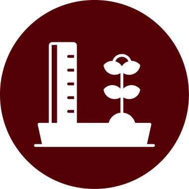 Bitki. Web simgesi basit tasarım