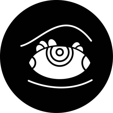 Göz simgesi vektör illüstrasyonu