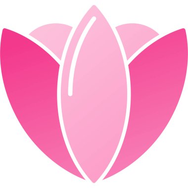 Pembe çiçek vektör çizim