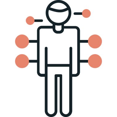 Vücut sağlığı. Web simgesi