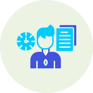 İş ve finans simgesinin vektör illüstrasyonu