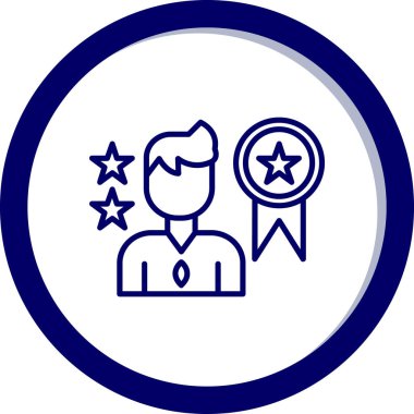 Yıldız. Web simgesi basit illüstrasyon