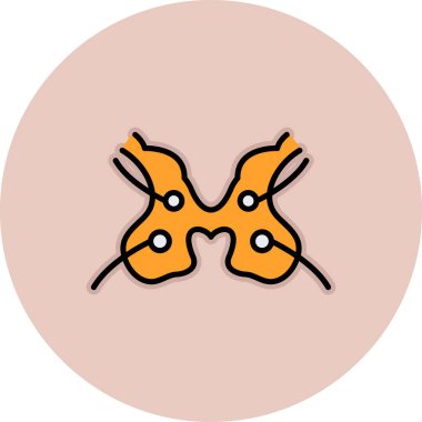 Basit grafik simgesi vektör illüstrasyonu