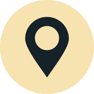 konum pin haritası simgesi - taslak biçimi